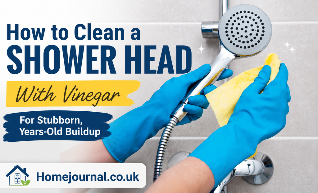 how to clean shower head vinegar