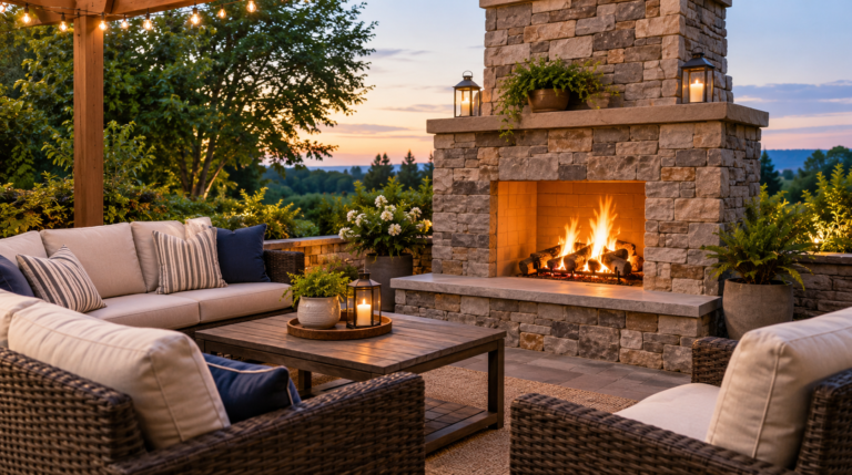 Outdoor Fireplace